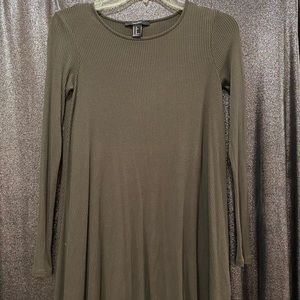 olive green dress